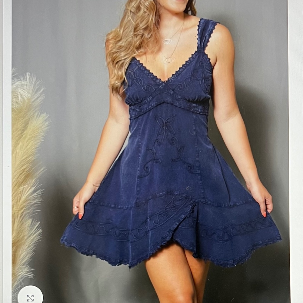 100% Peruvian Cotton Summer Dress (Medium fit)
